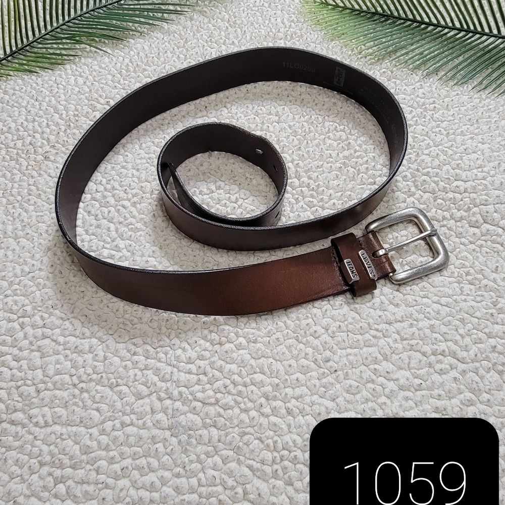 Levis Jean Brown Leather Belt - Picture 7 of 7